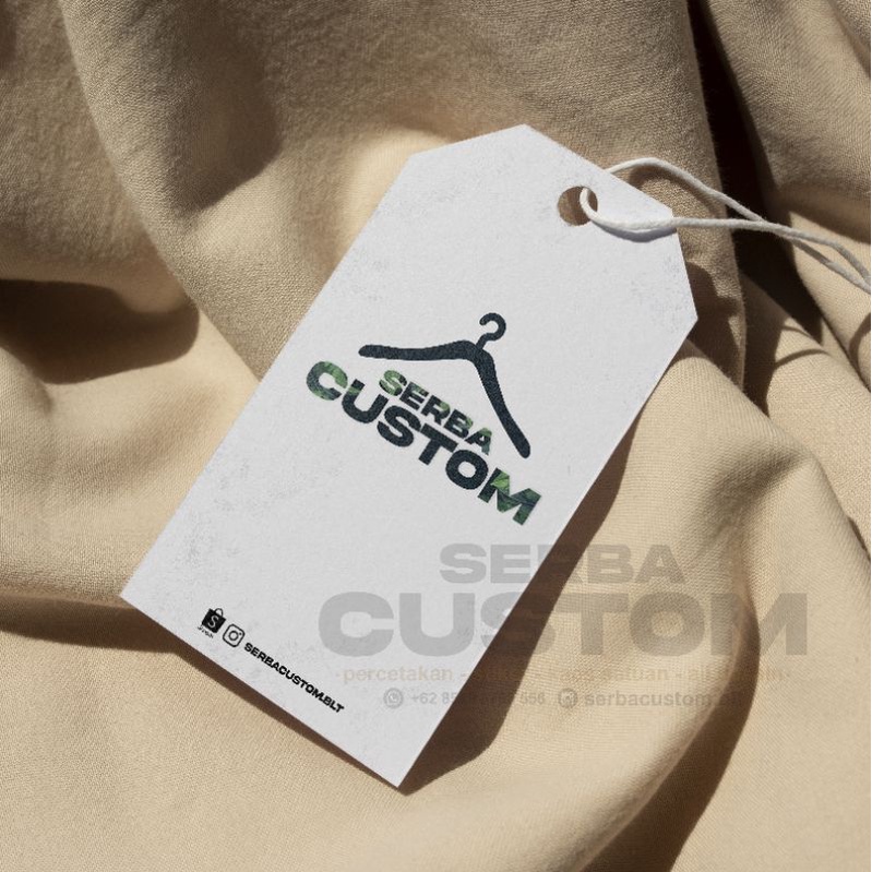 HANG TAG. LABEL BAJU / TAG BAJU / CUSTOM