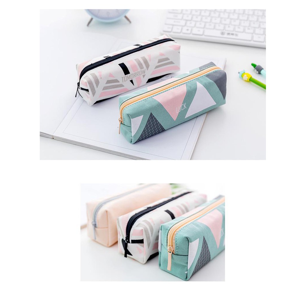 ANEKAGROSIR | TEMPAT PENSIL KOREA LUCK LOVELY TOMORROW-5