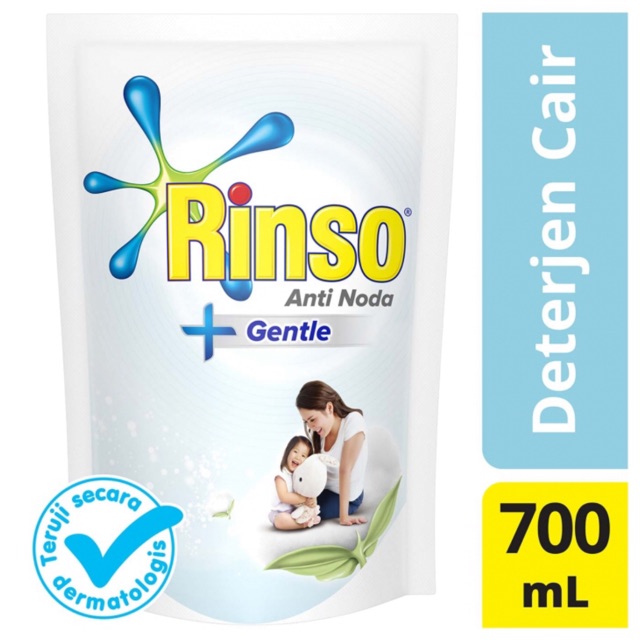 Rinso Gentle Deterjen Cair 700 ml