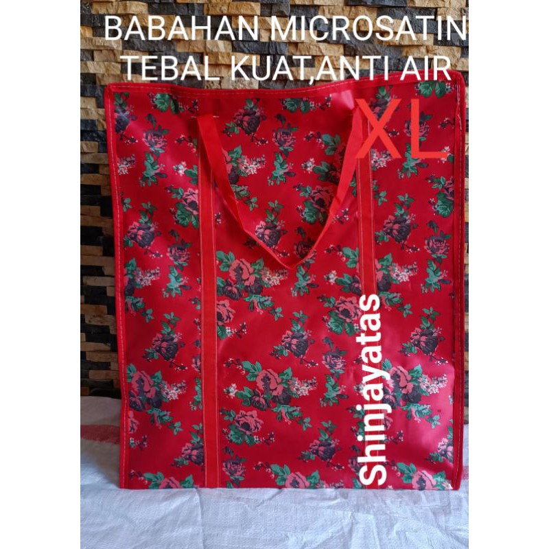 ( MICROSATIN ) Tas Microsatin Tebal anti air XL 55x65 /Tas Laundry superkuat