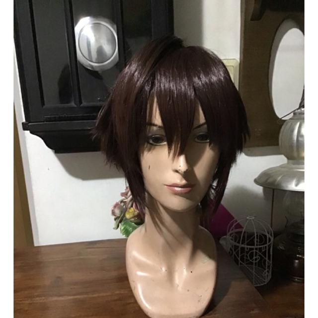 Lord grim Ye Xiu wig Cosplay Cowo Dark Brown