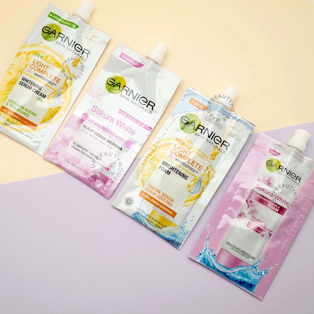 GARNIER FACE FOAM 9ML SACHET CLEANSER WAJAH SABUN FACE WASH PERAWATAN