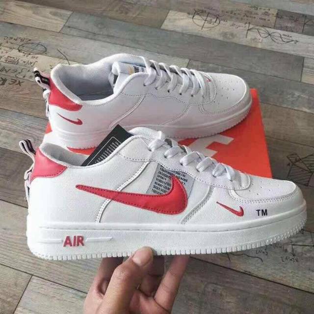 nike air force 1 utility white red