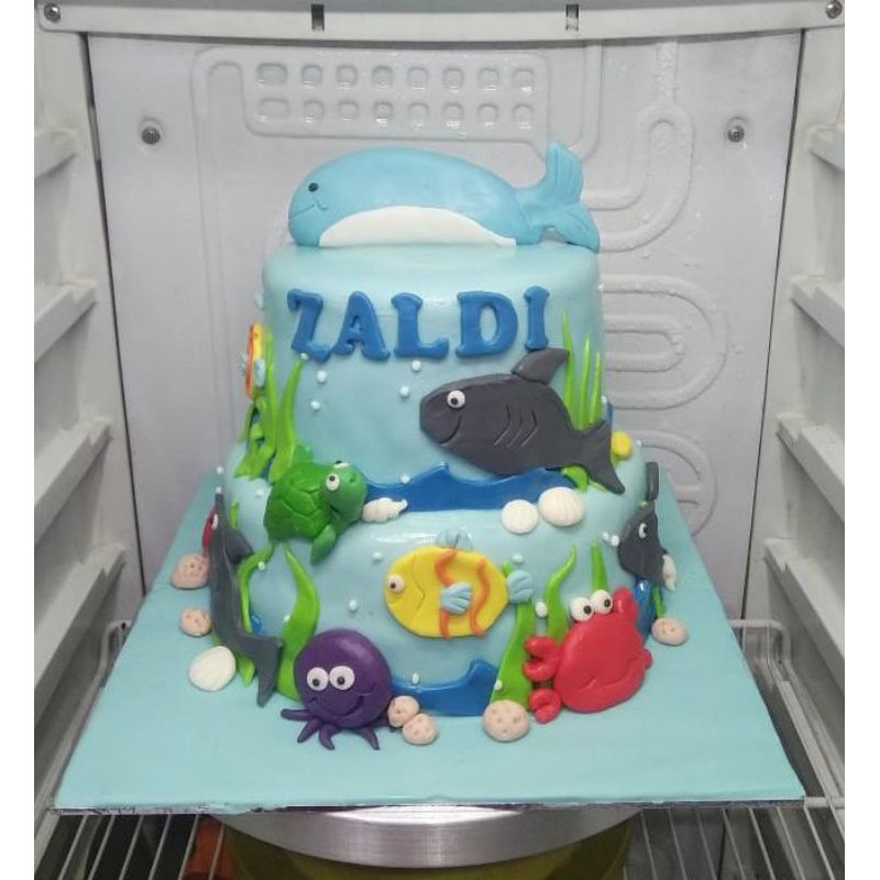 

kue ulang tahun ikan