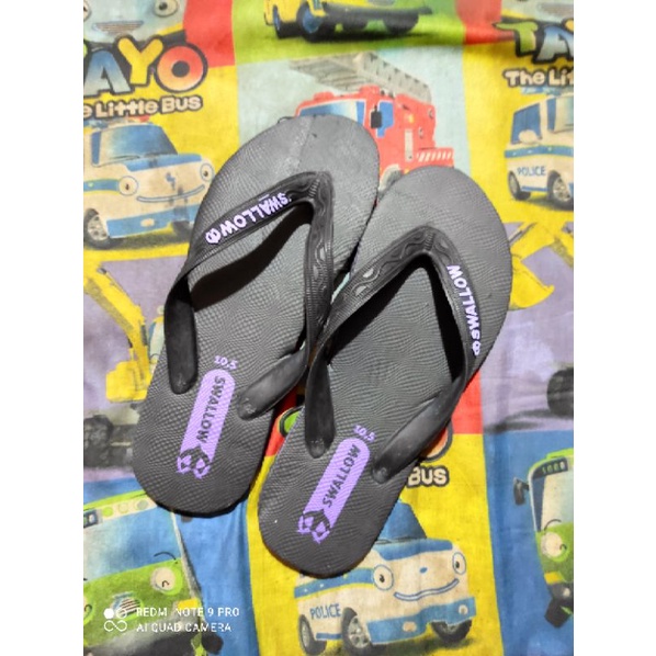 Sandal Jepit Swallow Pearl Black