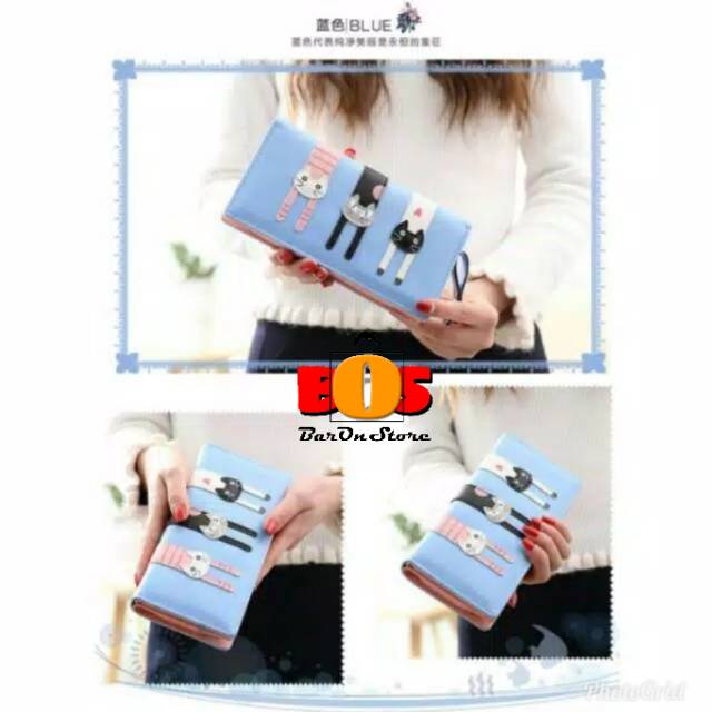 Dompet panjang seri 3 cat