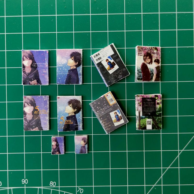 Komik Miniatur/komik diorama 5 cm PerSecond skala