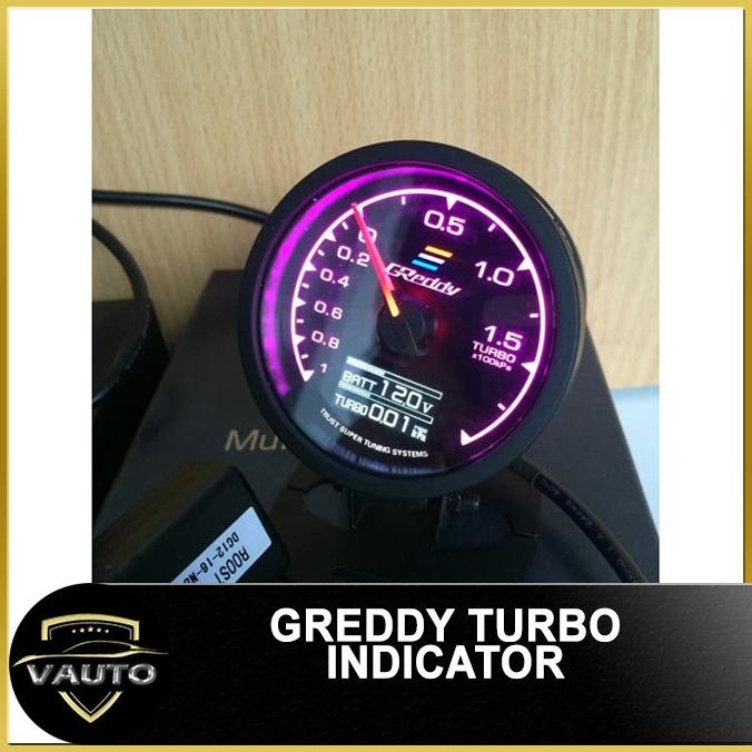 TURBO/BOOST GREDDY INDICATOR / INDIKATOR GREEDY TURBO/BOOST vaut05 Kualitas Baik