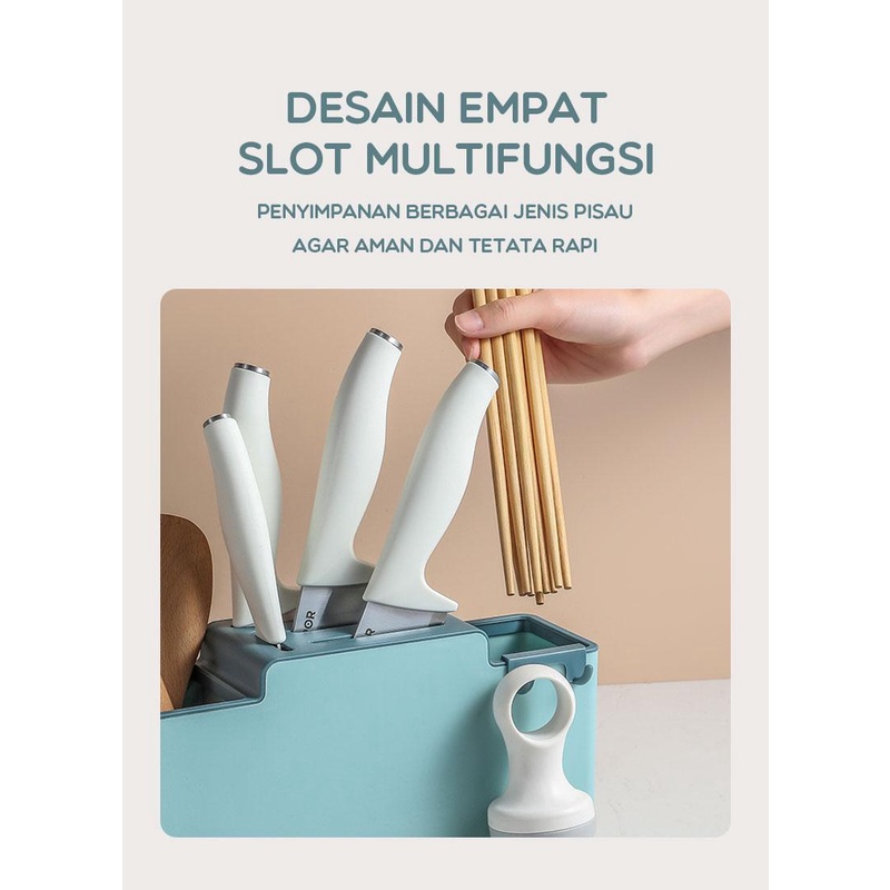 Samono Rak Gantung Dapur Penyimpanan Multifungsi Organizer Plastik Dapur Banyak Slot Penyimpanan Anti Pecah SSB03 Biru garansi 1 year samono