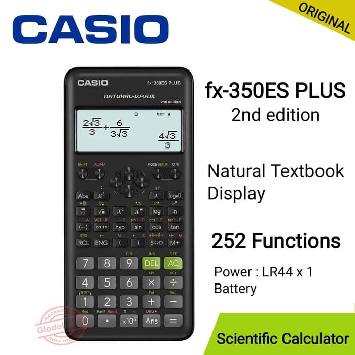 Casio FX-350ES Plus Calculator Scientific Kalkukator Ilmiah