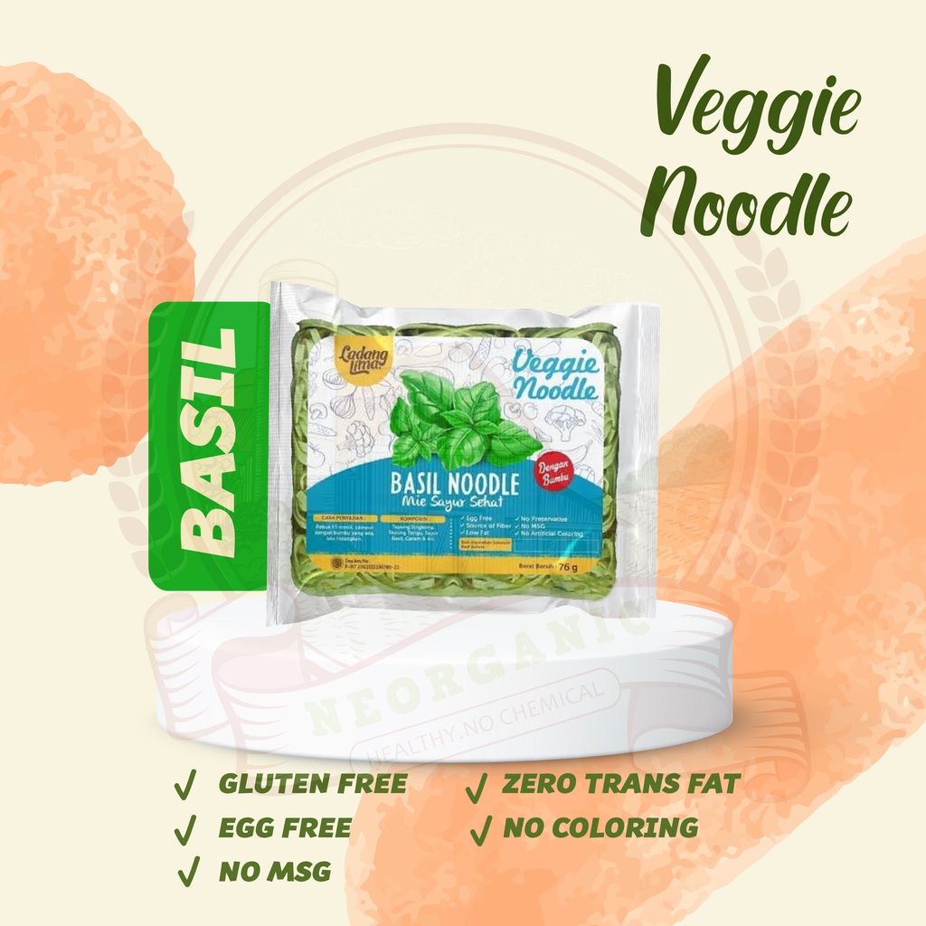 

Ladang Lima veggie noodle basil