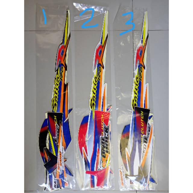 Striping Suzuki Satria R Lumba tahun 1999/2000