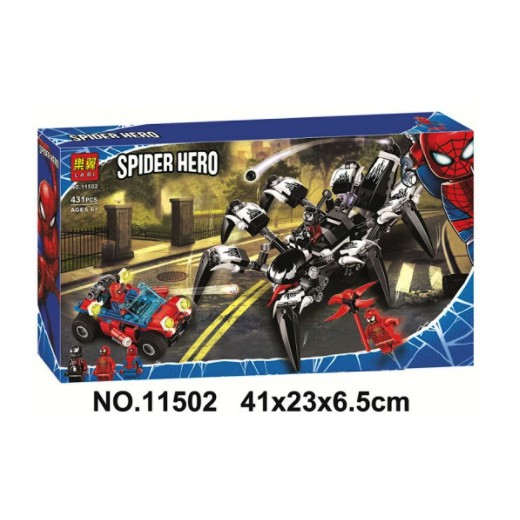 MAINAN ANAK BRICKS SPIDERMAN BIKE VENOM CRAWLER 11186/11498/11502