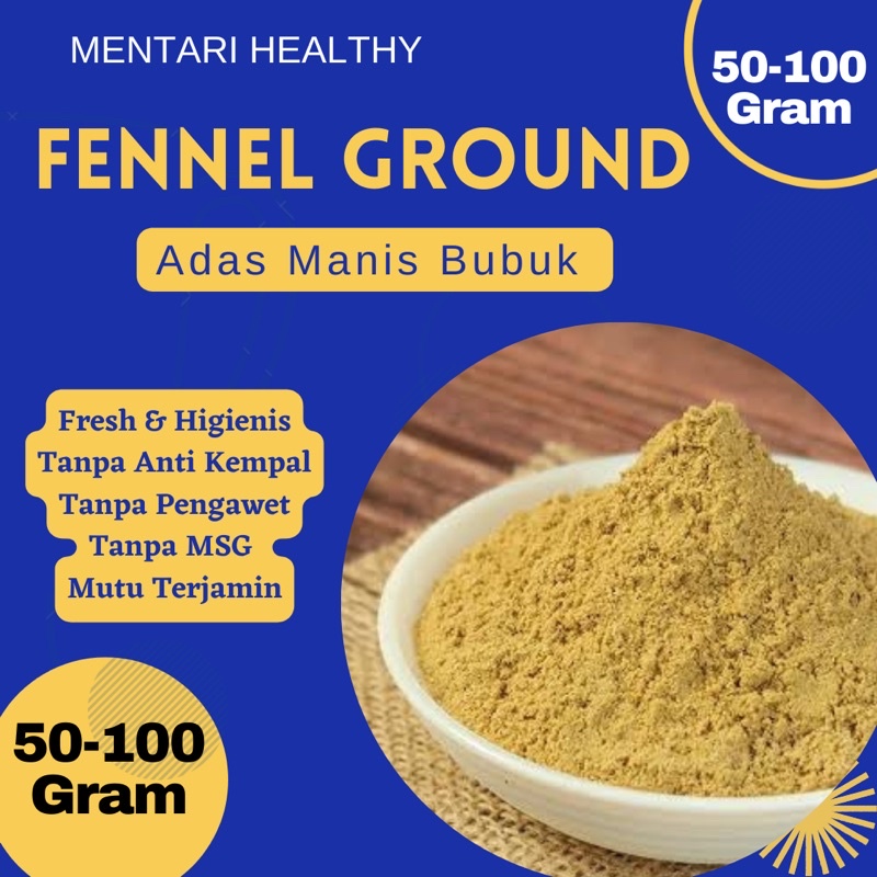 Fennel Ground / Adas Bubuk (50Gr - 100Gr)