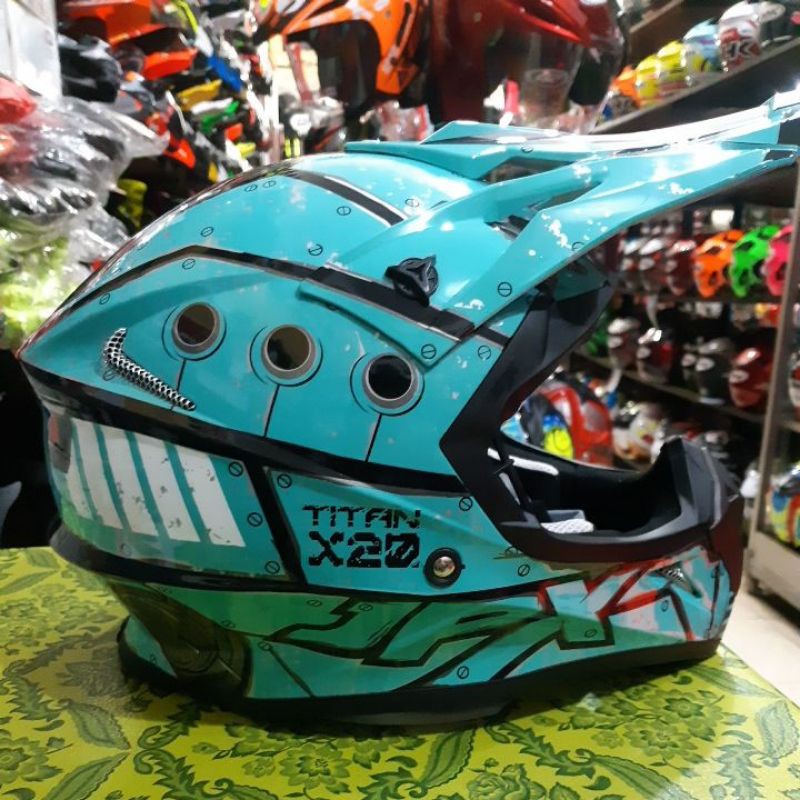 helm jpx cross fox1 x20 blue tosca
