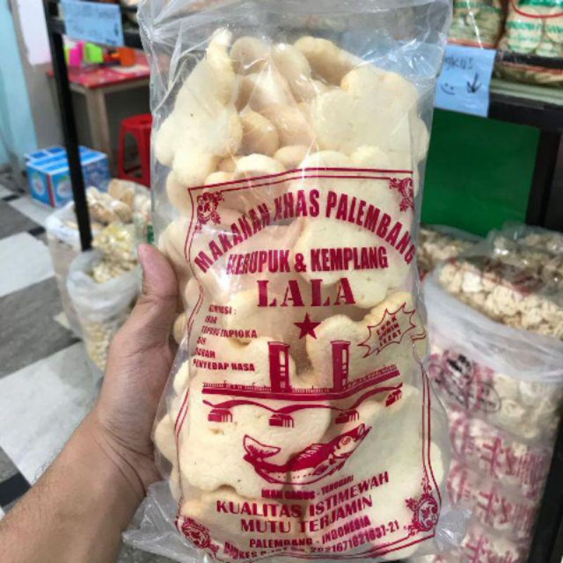 Kemplang Goreng Bunga Super 250 gram Pempek Lala 26 Ilir Palembang