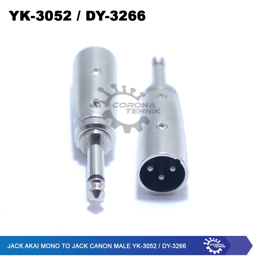 YK-3052 / DY-3266 - Jack Akai Mono to Jack Canon Male