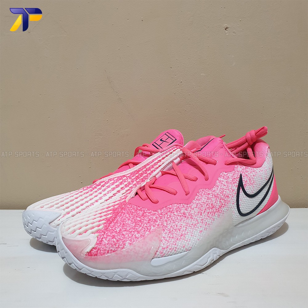 Sepatu Tenis Tennis Nike Air Zoom Vapor Cage 4 HC "Rafa"  Digital Pink/grid