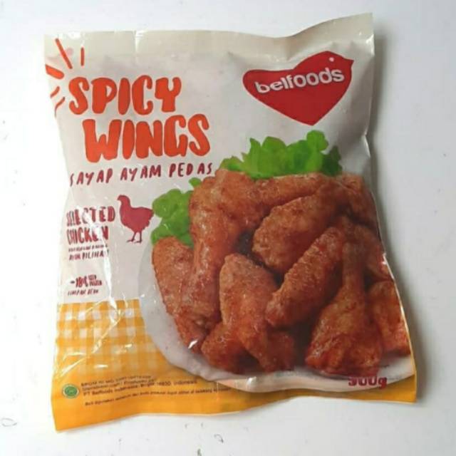 

Belfoods spicy wings 500 gr - sayap ayam pedas