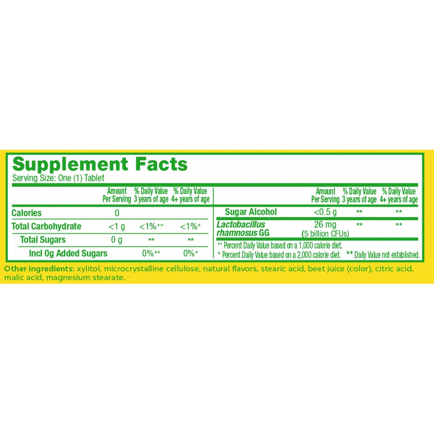 Culturelle Kids Chewables Probiotics / Probiotic / Probiotik Anak 30 Tablets Original USA