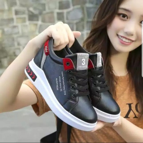 sepatu sneakers wanita korea spatu sneakers hitam murah