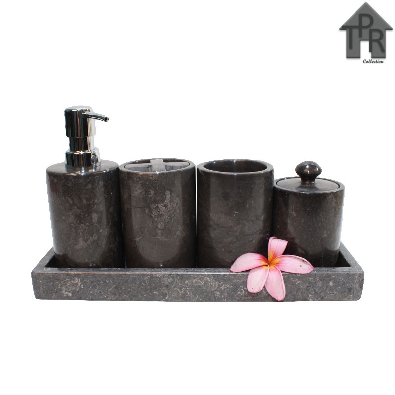 Marmer - Set Tempat Sabun Hotel / Bathroom Organizer - 1 Baris