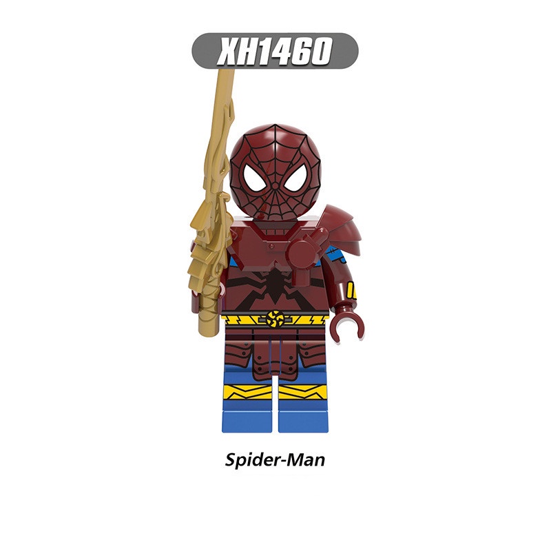 1pc Mainan Balok Bangunan Super Hero Spiderman Bahan ABS Untuk Edukasi Anak