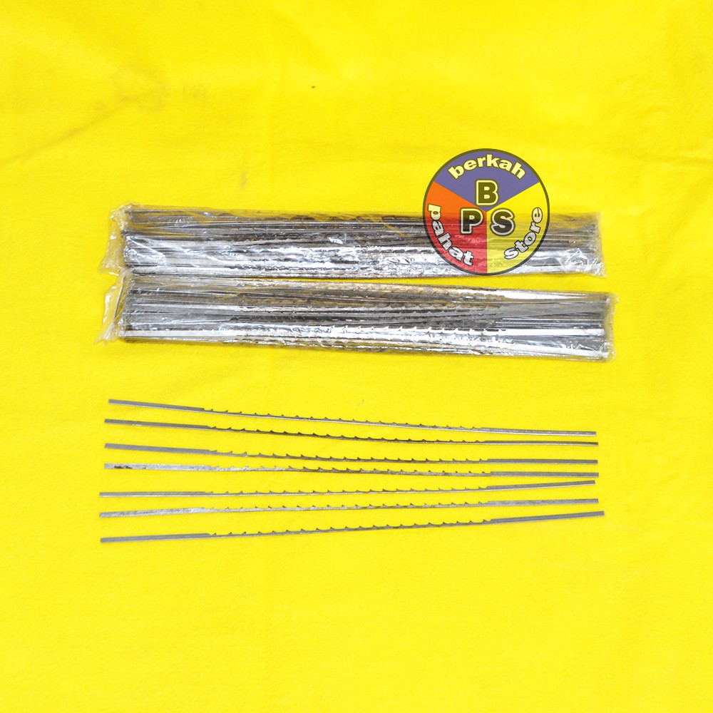 mata gergaji bobok scroll saw rakitan ukuran sedang 20cm bahan kawat baja bagus