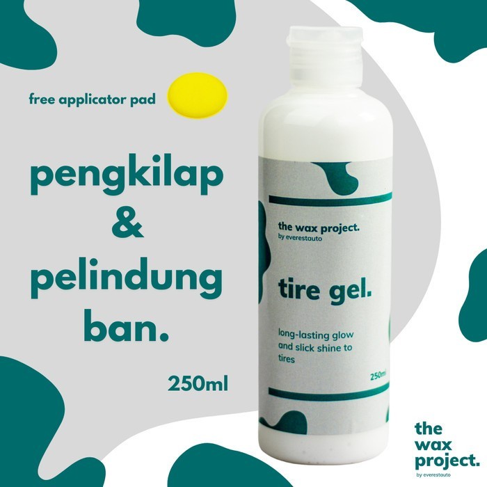 TWP Tire Gel - Semir Pengkilap Penghitam Ban Mobil Motor Anti Air