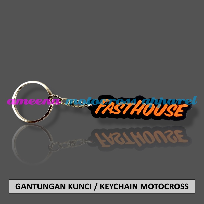 Gantungan Kunci Motocross - Keychain Trail MX - Gantungan Kunci Trabas - Keychain Enduro - Souvenir Trail - Keychain Souvenir - FH005