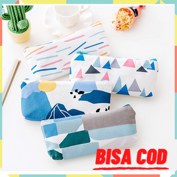 

[LW] TP002 Tempat Pensil Lucu Lanscape forest and Moon COD