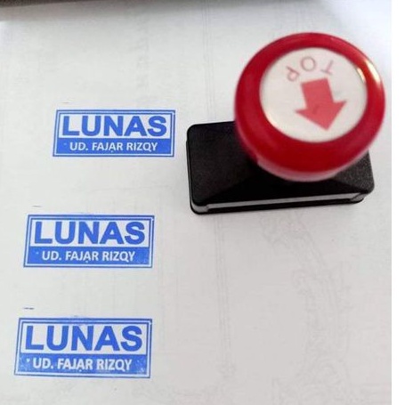 

Stempel Lunas flash tanpa bantalan