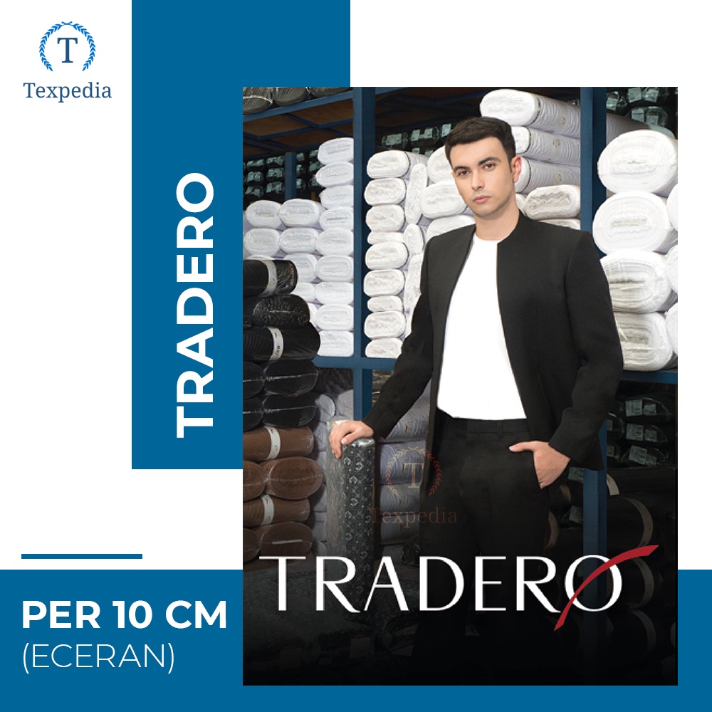 TRADERO (per 10 cm) by Maxistyle - Kain Bahan Seragam Baju Celana Pria & Wanita
