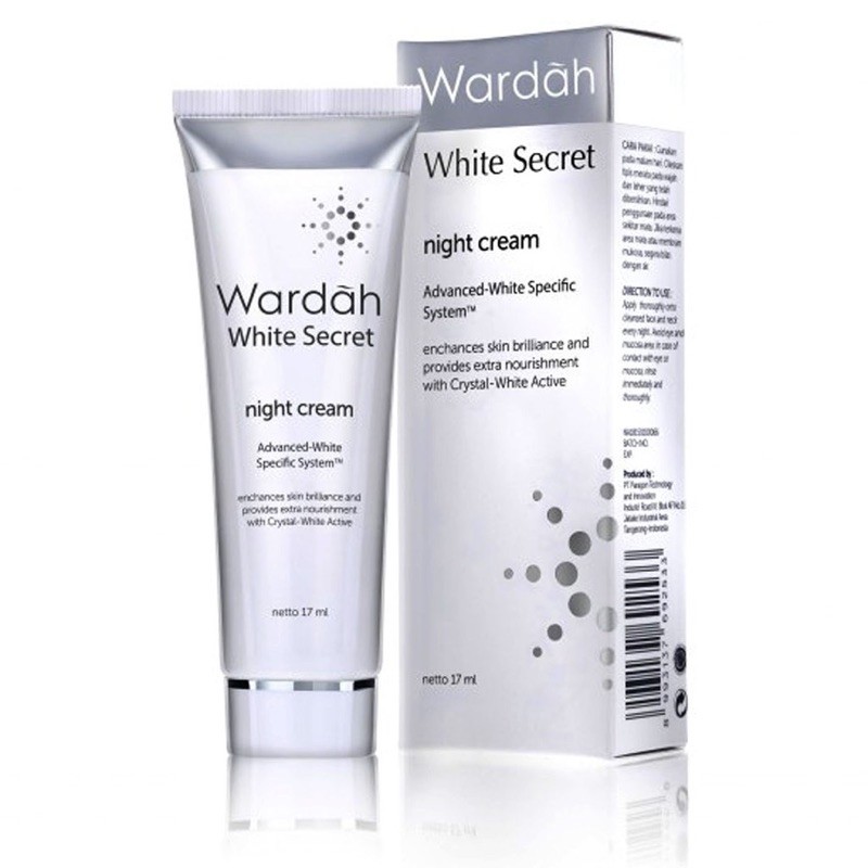 WARDAH CRYSTAL SECRET DAY CREAM &amp; NIGHT CREAM 17 ML