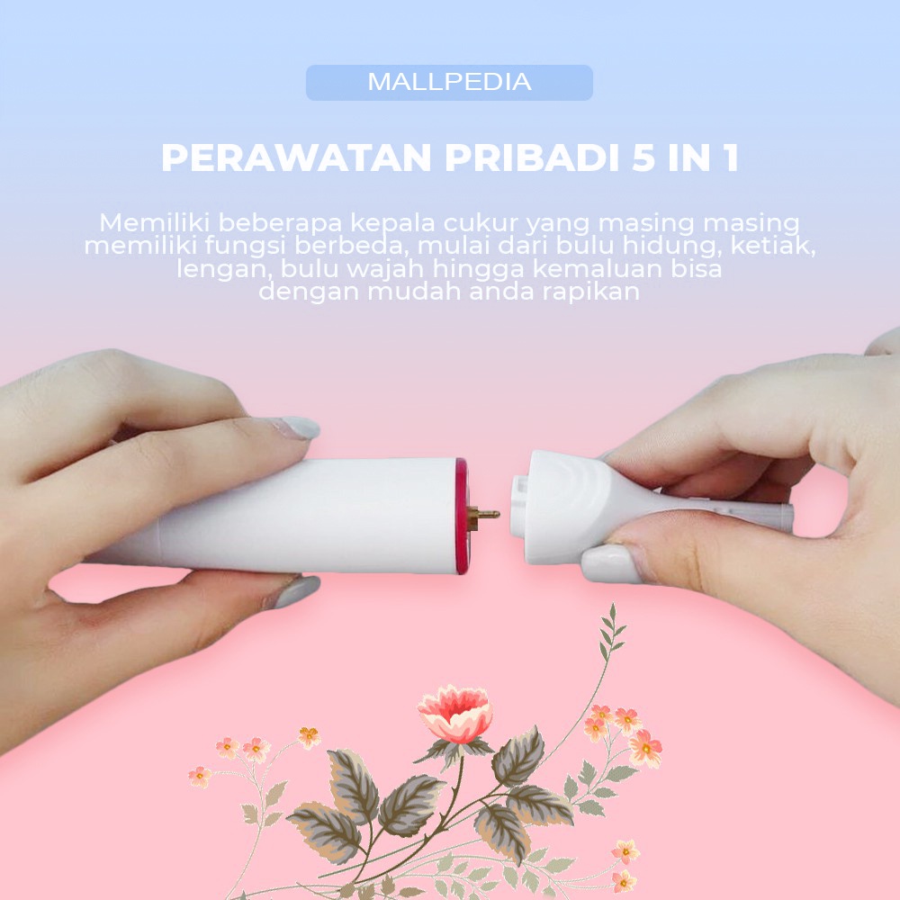 Alat Pencukur Bulu Kemaluan Kumis Ketiak Rambut 5in-1 Trimmer Shaver Elektrik Gn-062  MPRO2