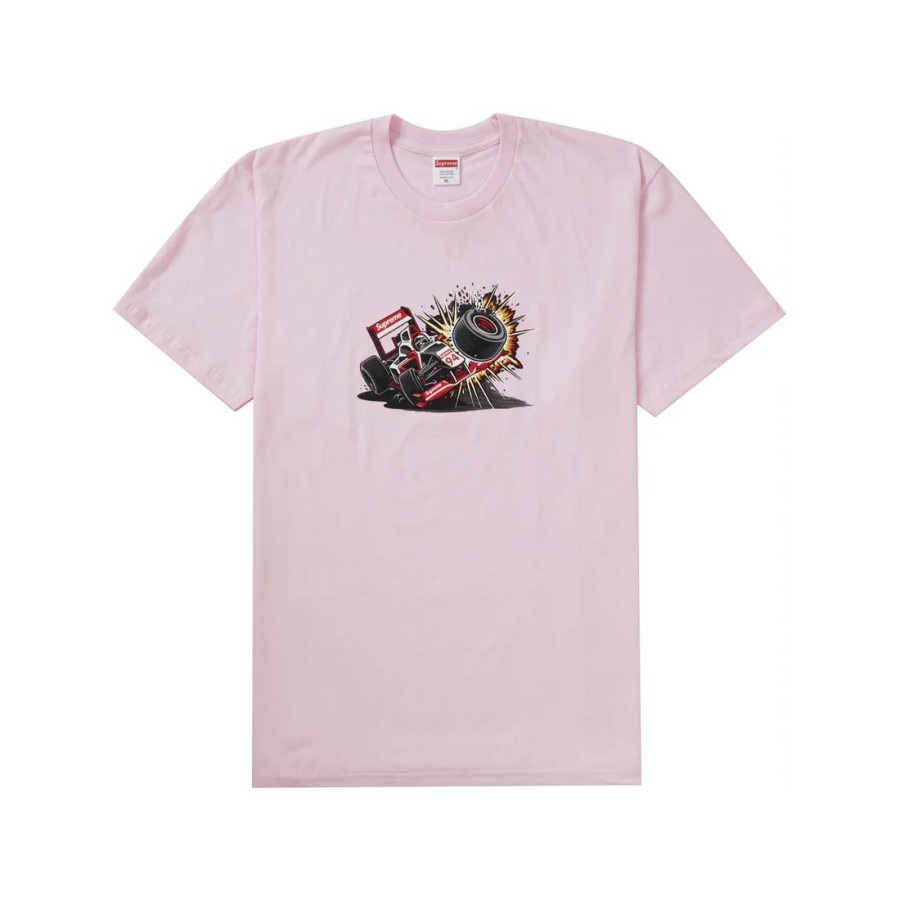 Spreme FW21 Crash Tee - Pink 100% Authentic