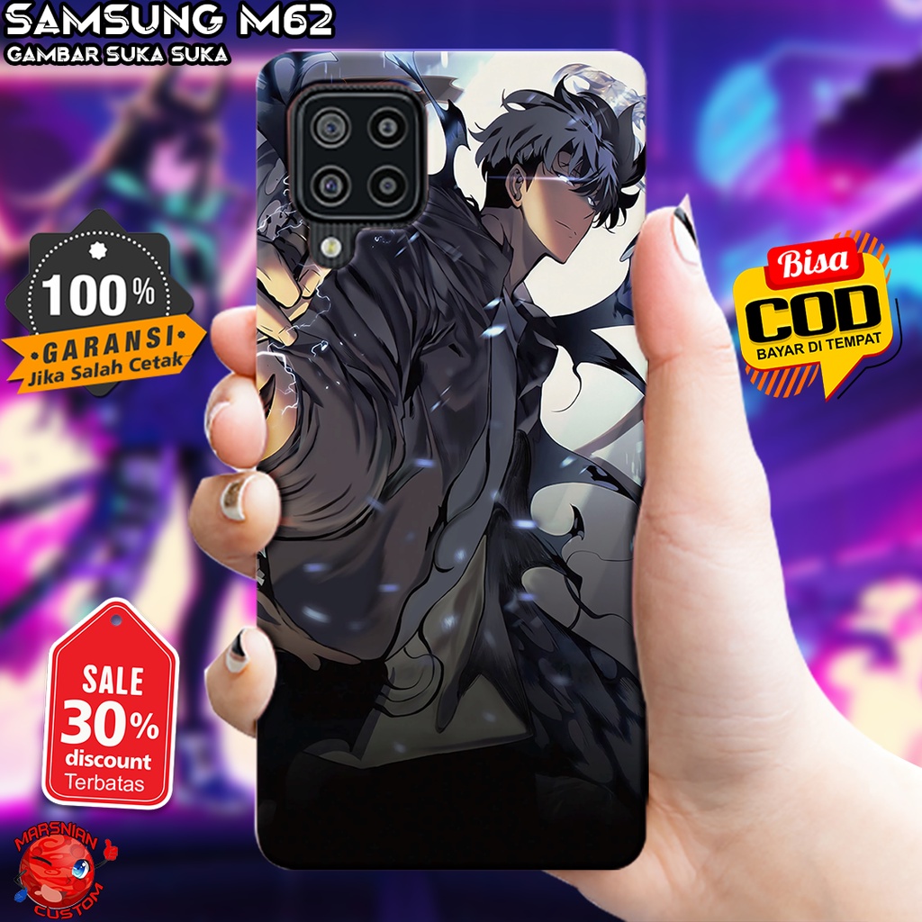 Case Custom Samsung M62  Kualitas High Grade Anime / Banyak Pilihan Bahan / Luxury Glass Case Samsun