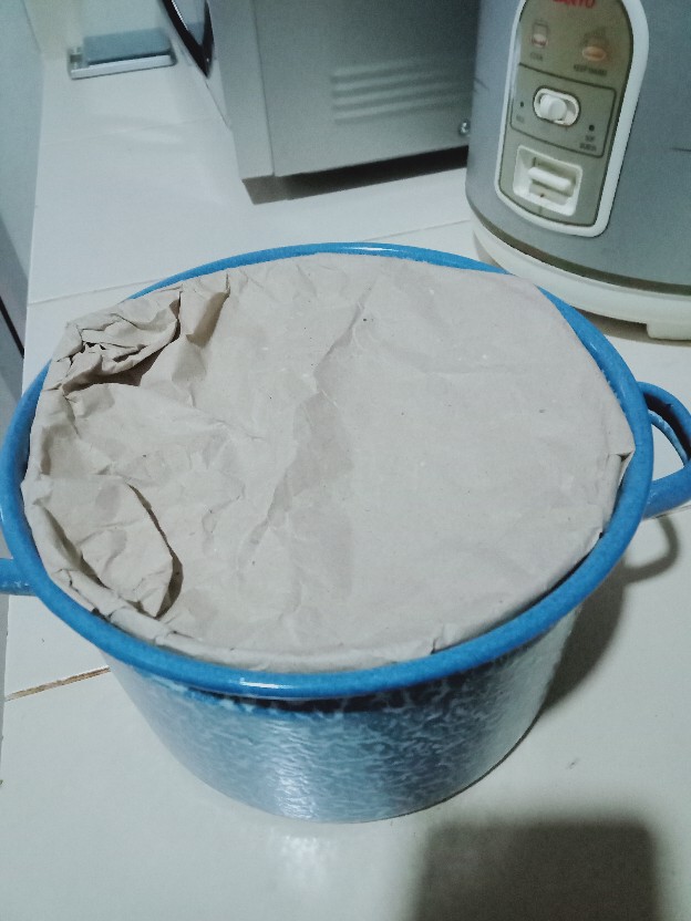 Panci Masak Dutchoven Enamel (porcelain On Steel) Indonesia Motif Batik / Kembang 16 Cm 18 Cm