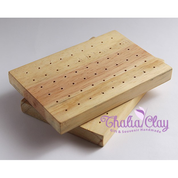 ALAS KAYU CLAY ALAS SCULPTING ALAS MODELLING CLAY TATAKAN FIGURE WOODEN PAD