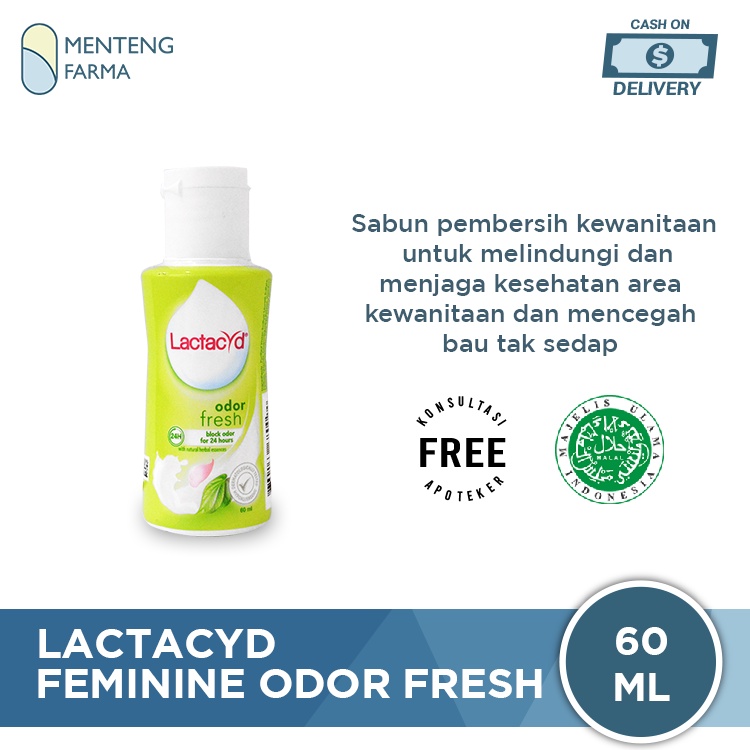 Lactacyd Odor Fresh 60 ML - Pembersih Kewanitaan