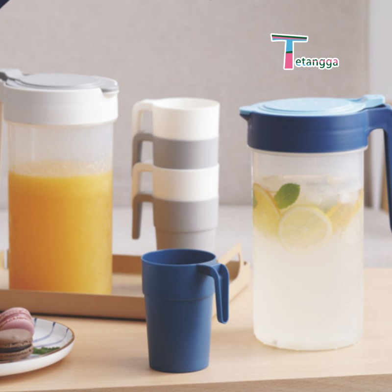 Teko Set 5 in 1 Ceret air plastik / Teko Air / Pitcher Water Water Jug Infused Tetangga VS-33