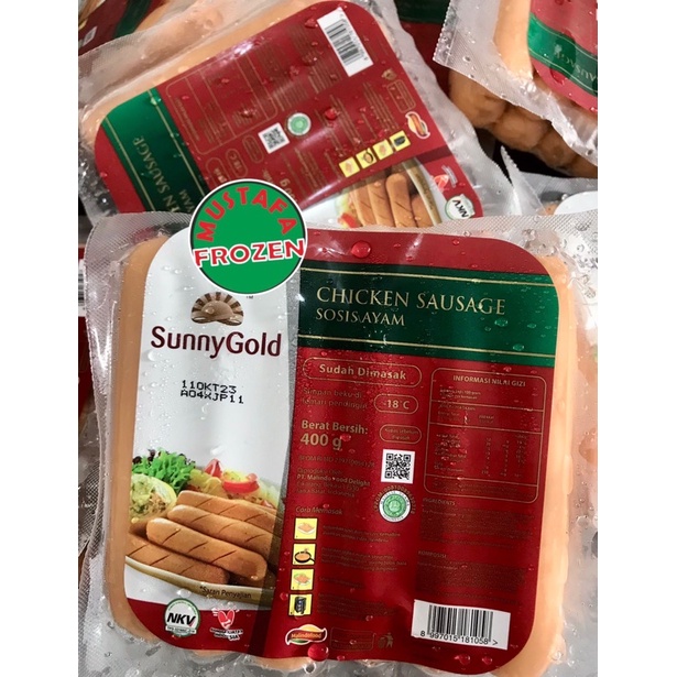 

Sunnygold Sosis Ayam 400gr