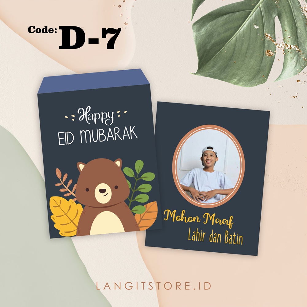 

D-7 AMPLOP LEBARAN / AMPLOP FOTO / AMPLOP CUSTOM / AMPLOP UNIK / ANGPAO LEBARAN / AMPLOP LUCU
