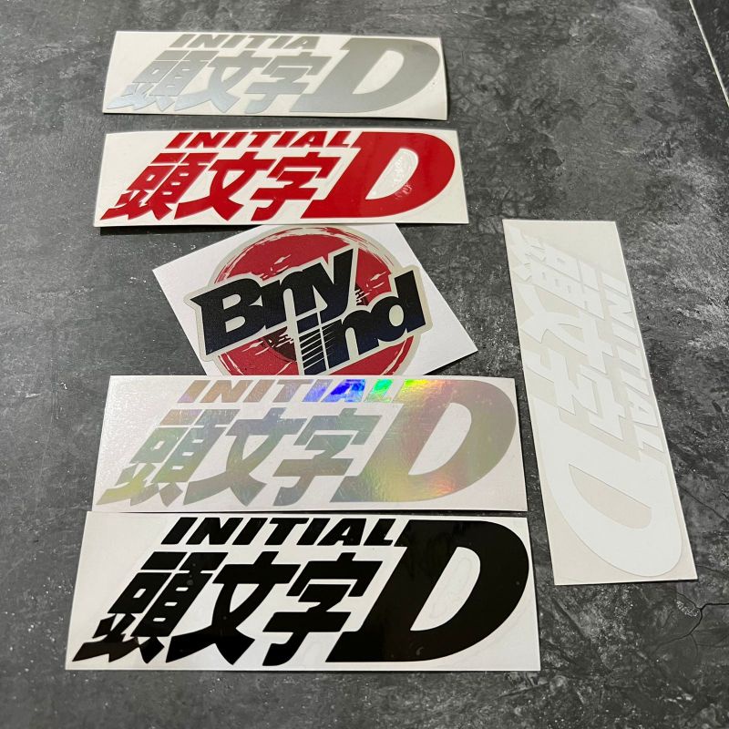 STICKER INITIAL D STICKER MOTOR STICKER MOBIL CUTTING