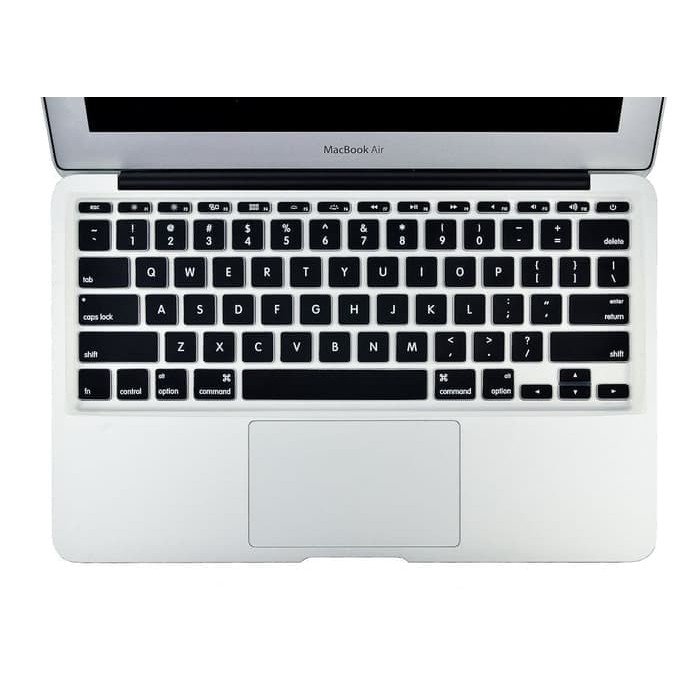 Silicone Cover Skin Keyboard Protector for MacBook Air 11.6&quot; - Black