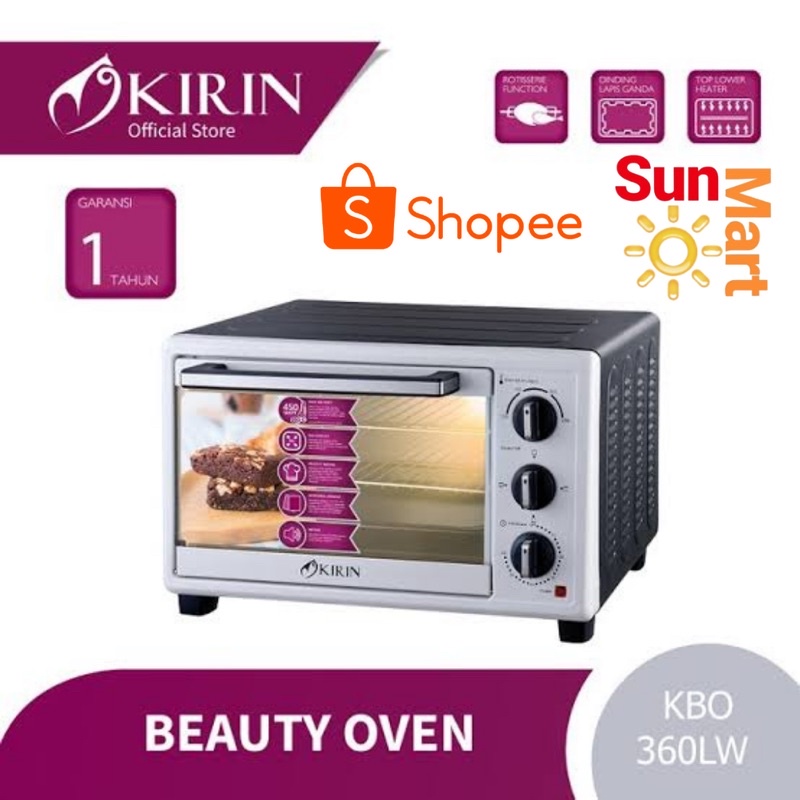 TERMURAH!! OVEN LOW WATT 360 LITER OVEN KIRIN KBO 360 LW Lamp