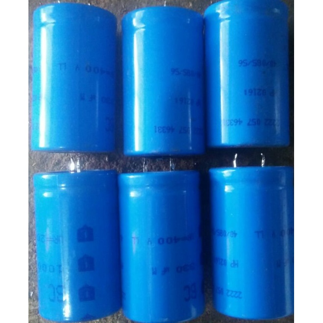 capasitor 330uf 400v dan 1000uf 200v