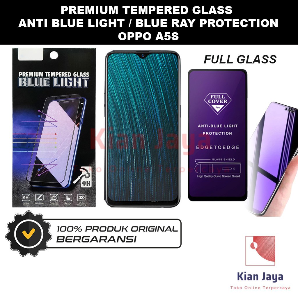 Tempered Glass Oppoo A5S Anti Blue Light Hp Temper Anti Gores