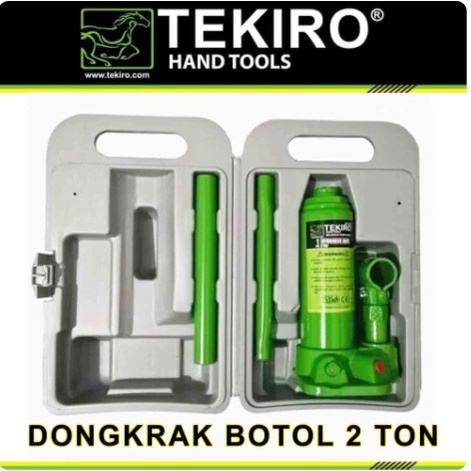 Dongkrak Botol 2 Ton Tekiro Hydraulic Bottle Jack Mobil Tekiro Tool