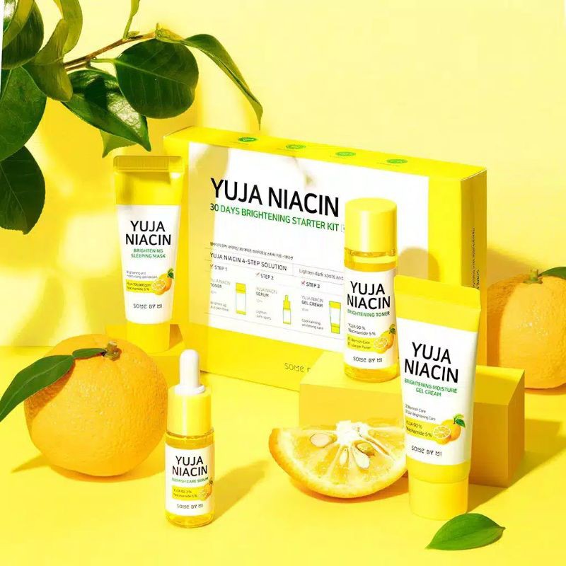 ORIGINAL SOME BY MI 30 DAYS BRIGHTENING STARTER KIT/ SOME BY MI YUJA NIACIN STARTER KIT